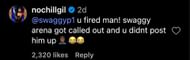 Gilbert Arenas comment
